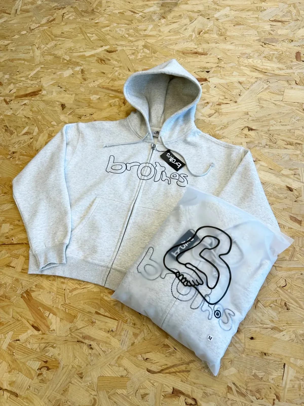 Bro Zip Up Hoodie